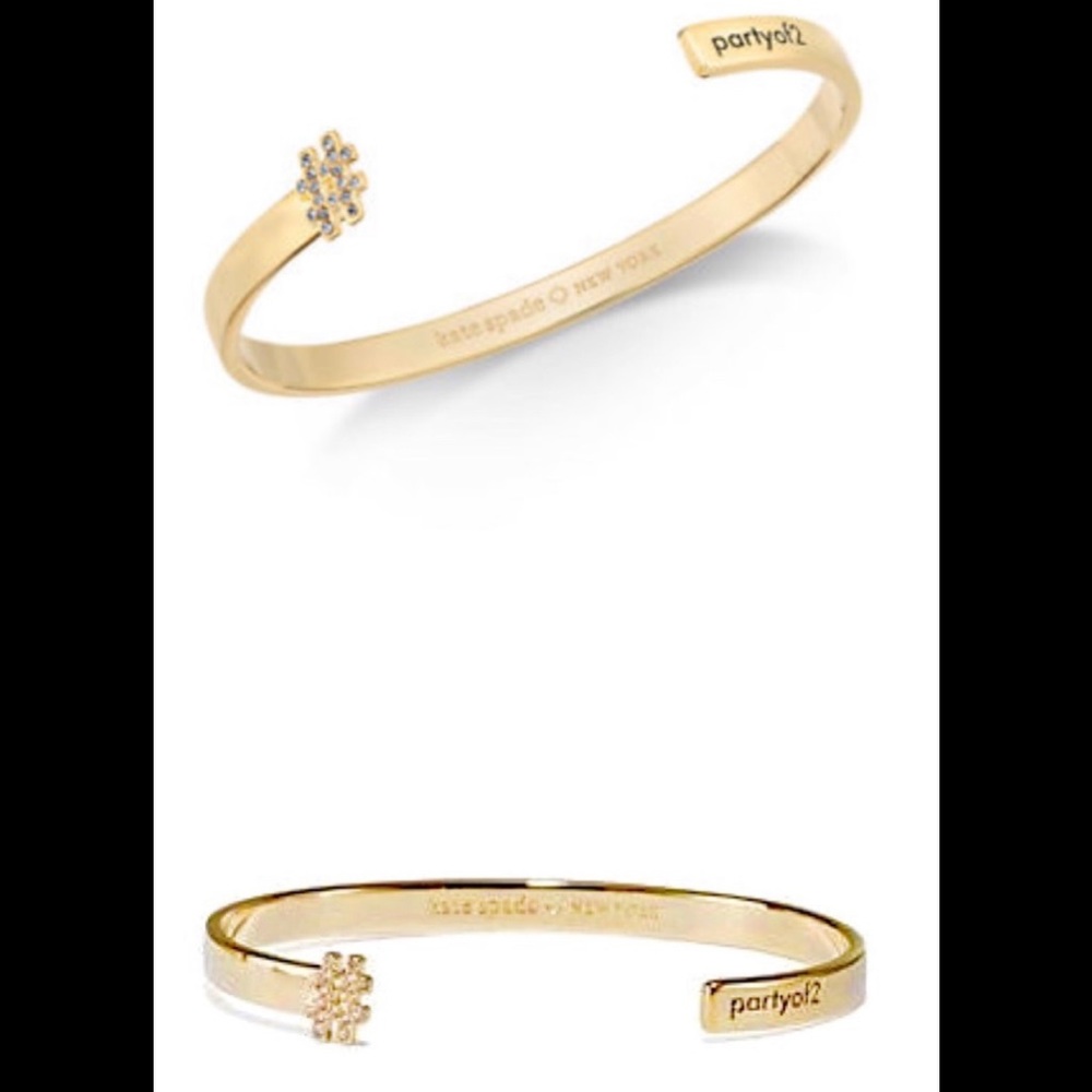 Kate Spade Hashtag Party of 2 Bracelet